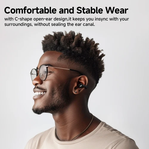 Imagen 2 del producto QCY Crossky C30 auriculares inalámbricos Bluetooth 5,4 clip de oreja TWS auriculares deportivos Clip de oreja abierta auriculares de doble conexión