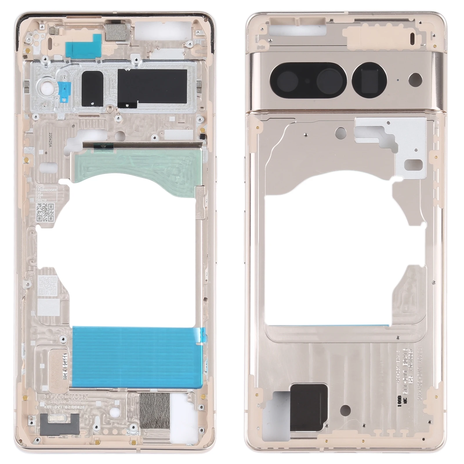 Front Housing LCD Frame Bezel Plate for Google Pixel 7 Phone Frame Repair Replacement Part