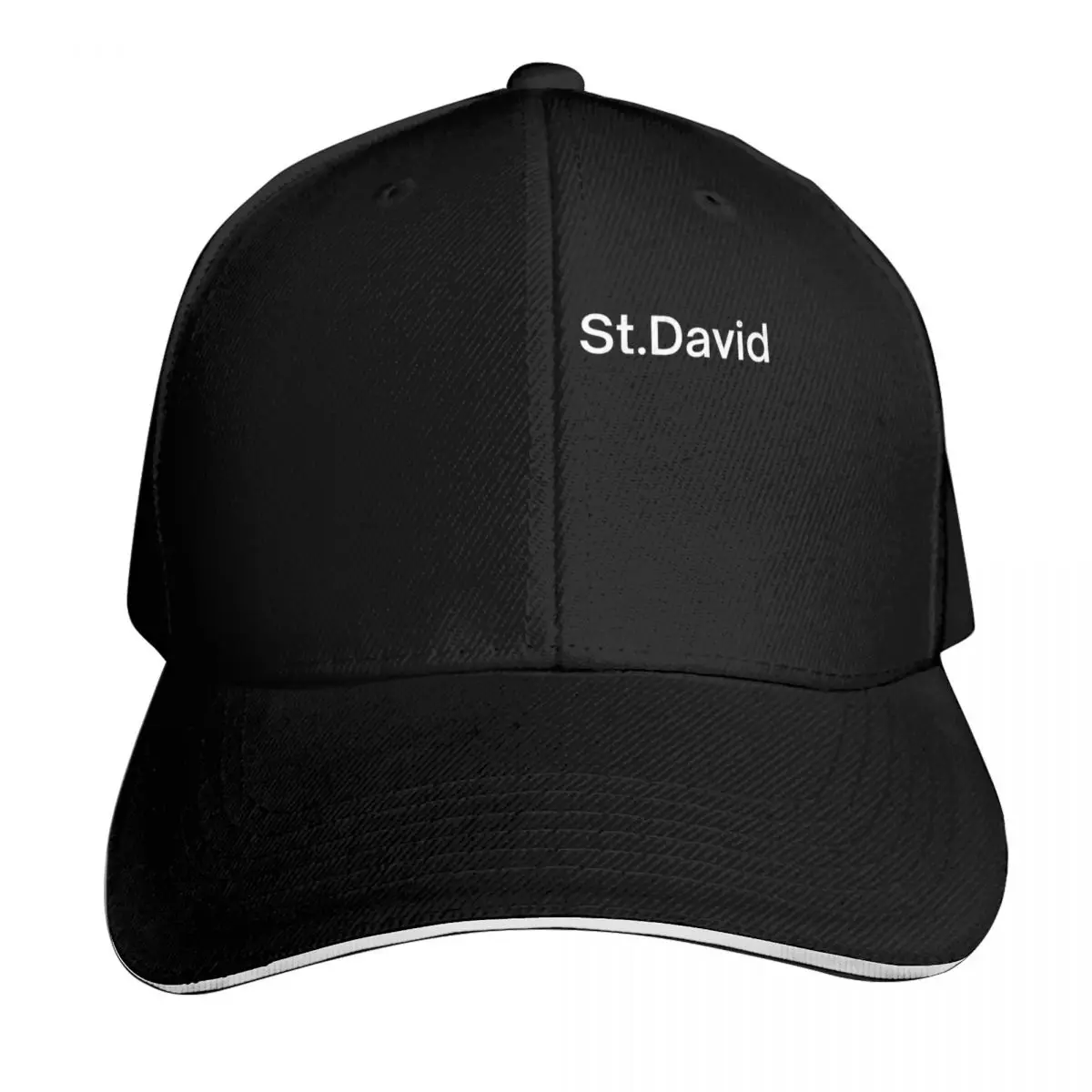 St. David - Yacht Crew Uniform Baseball Cap Six Panel Structured Crown Sun Protection UPF 50+ Breathable Mesh Back