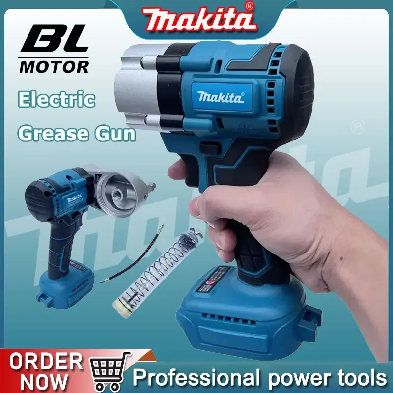 

Makita Brushless Electric Grease Gun Wireless Fully Automatic High-Pressure Excavator Specific Grease Gun For 18V Battery