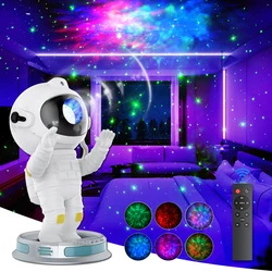 Astronaut Galaxy Star Projector Night Light for Kids with Timer and Remote Control Nebula Projector Lamp for Bedroom and Ceiling