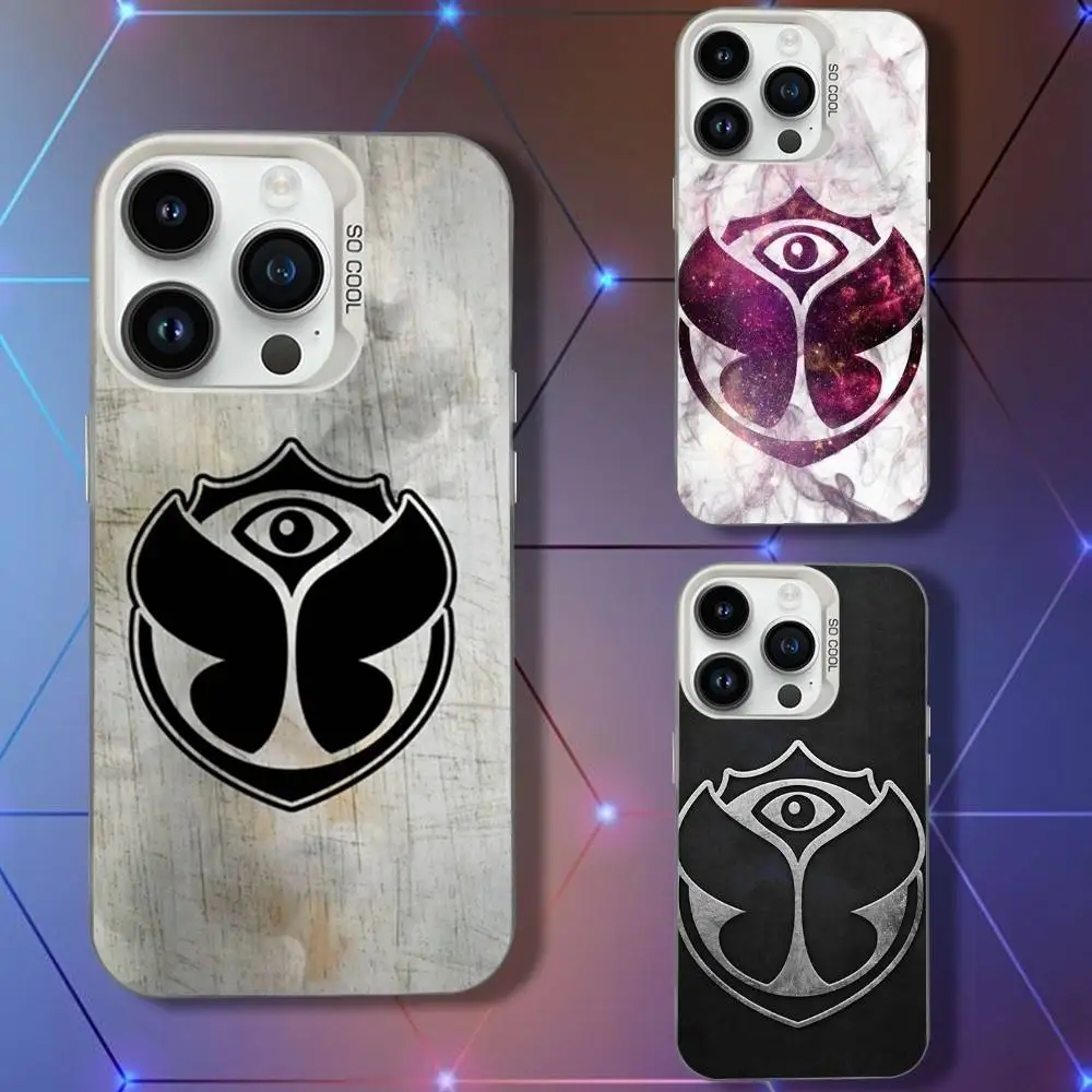 

The T-Tomorrowland Phone Case For iPhone 16,15,14,13,12,11,Pro,XS,Max,Plus,Mini,SE White Candy Matte Shockproof Cover