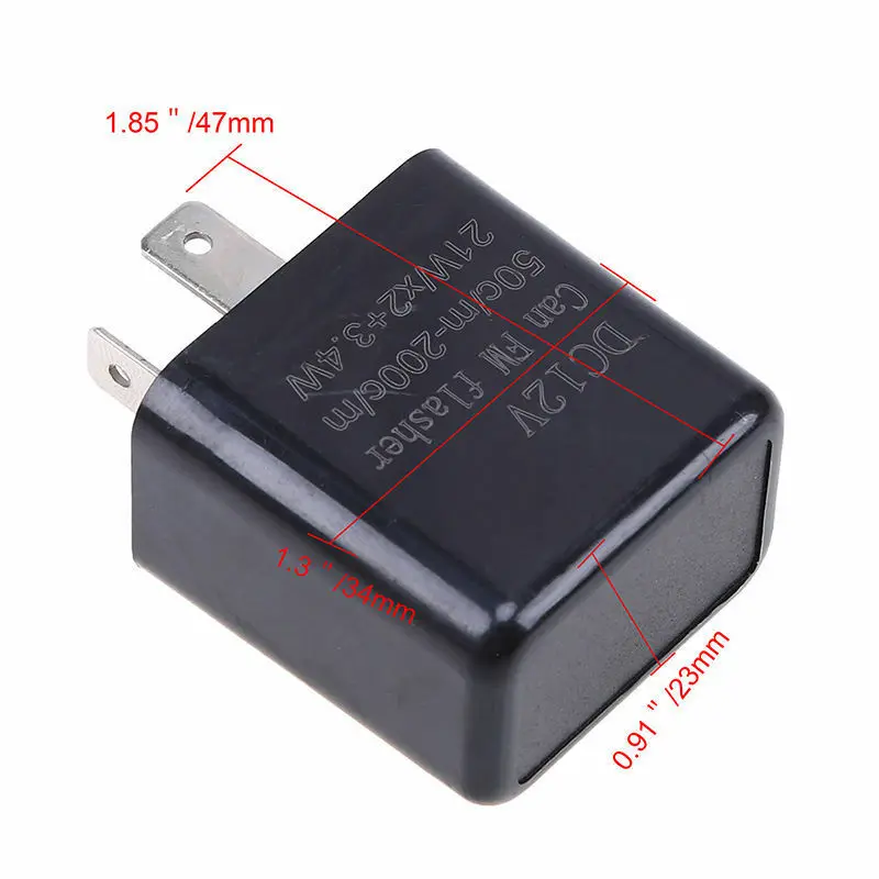 2-pin Electronic LED Flash Can Also Adjust The Speed 12V 42W For Honda, For Kawasaki,, For  Suzuki Car LED Flashing Relay