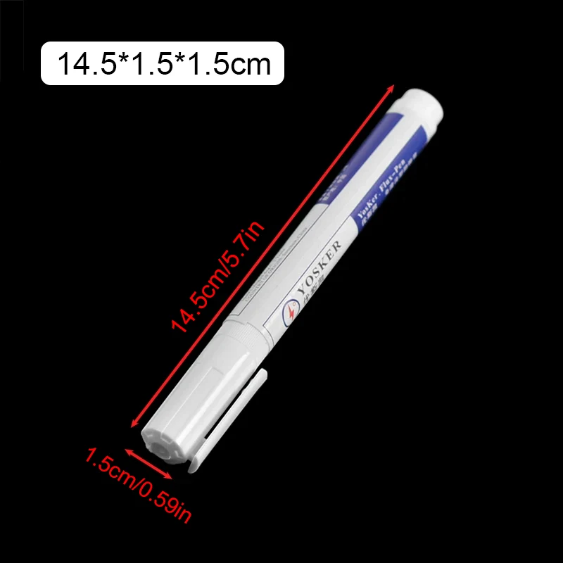 Imagem -03 - No-clean Rosin Flux Pen para Painéis de Células Solares Solda Elétrica Pcb Board Welding Fluxes Tool Reparação Elétrica 10ml