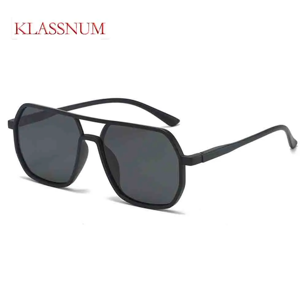 

KLASSNUM Luxury Metal Polarized Sunglasses Men Women Fashion square frame Sun Glasses Chameleon Anti-glare Driving Shades UV400