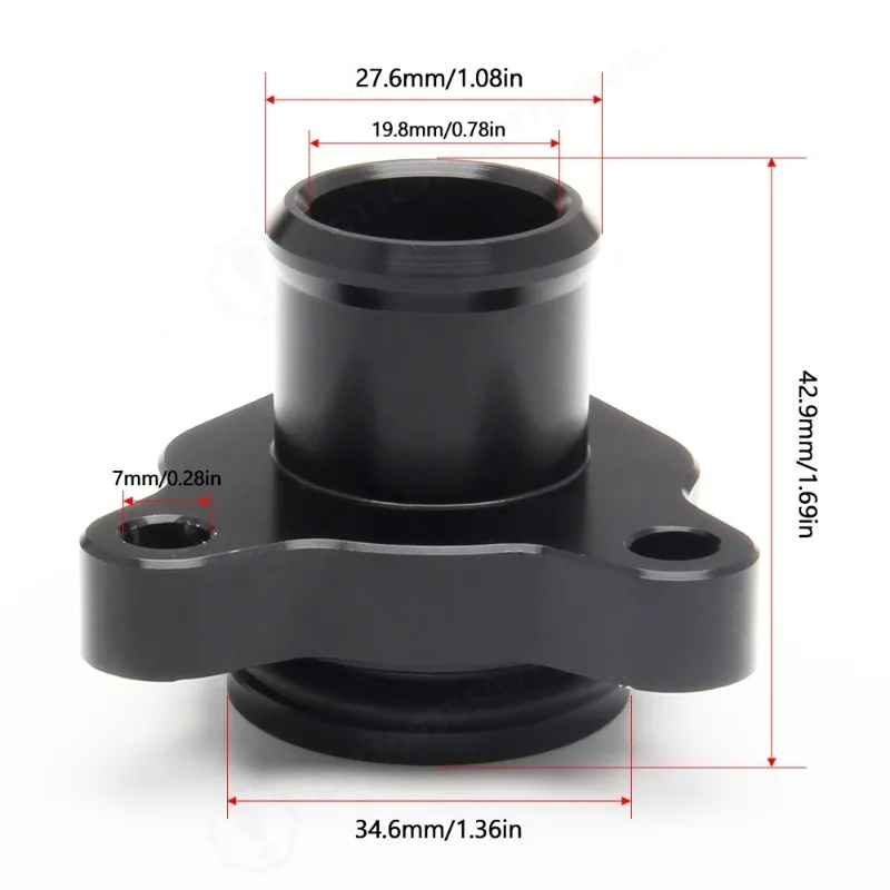 Auto Cooling System Water Pipe Connector Cross Reference Number 11537541992 11537544638 Mod Fitting for 335i
