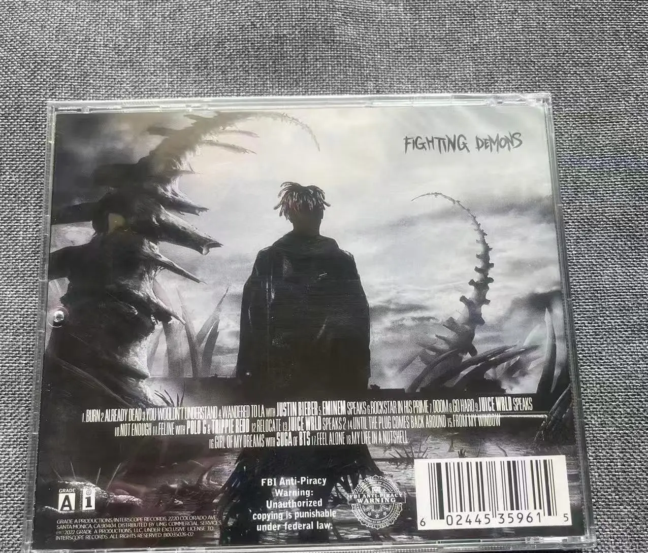 

Поп-музыка Juice Wrld Fighting Demons: альбом, CD, оригинальные саундтреки для автомобиля, музыкальные учебные пособия, коллекционные предметы и сувениры