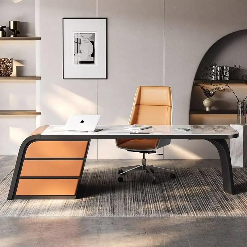 

Офисный стол в скандинавском стиле для хранения, роскошные поделки, компактный дизайн, офисный стол для приема, Executive Meuble Bureau, коммерческая мебель