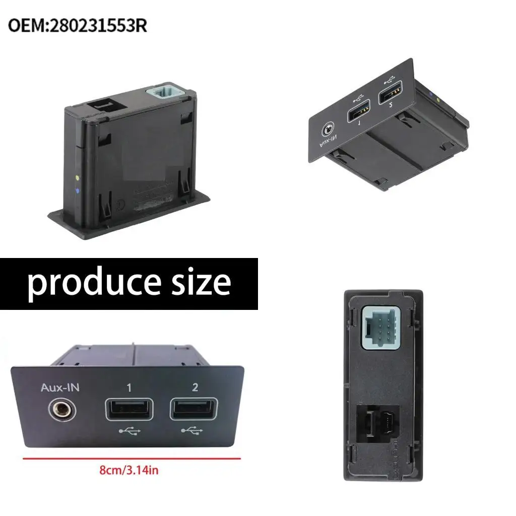 

02DE 33352438 USB Control Unit Input Device Module for Clio 2020 Replacement Part