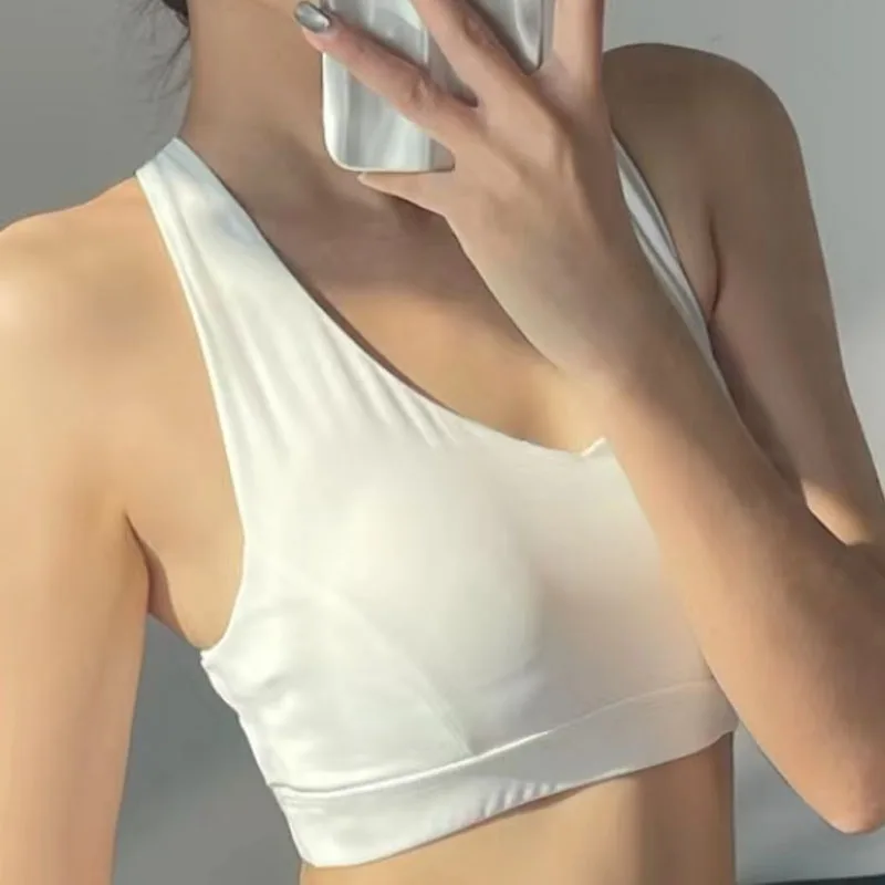 

women Top Female Camisole Sportswear Naked Feeling Soft Athletic Underwear Gym Top Bra