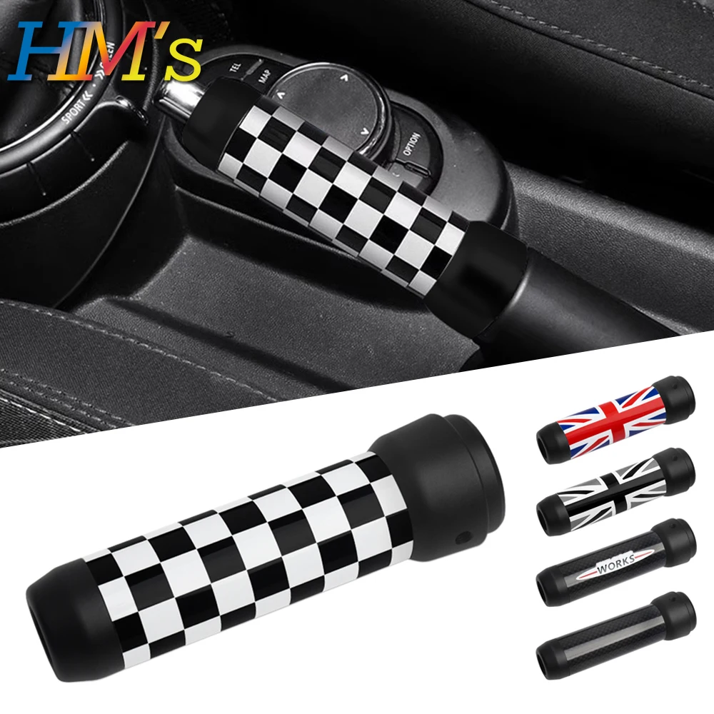 

Car Accessories For Mini Cooper S One JCW F55 F56 F57 Handbrake Hand Brake Grips Lever Decoration Cover