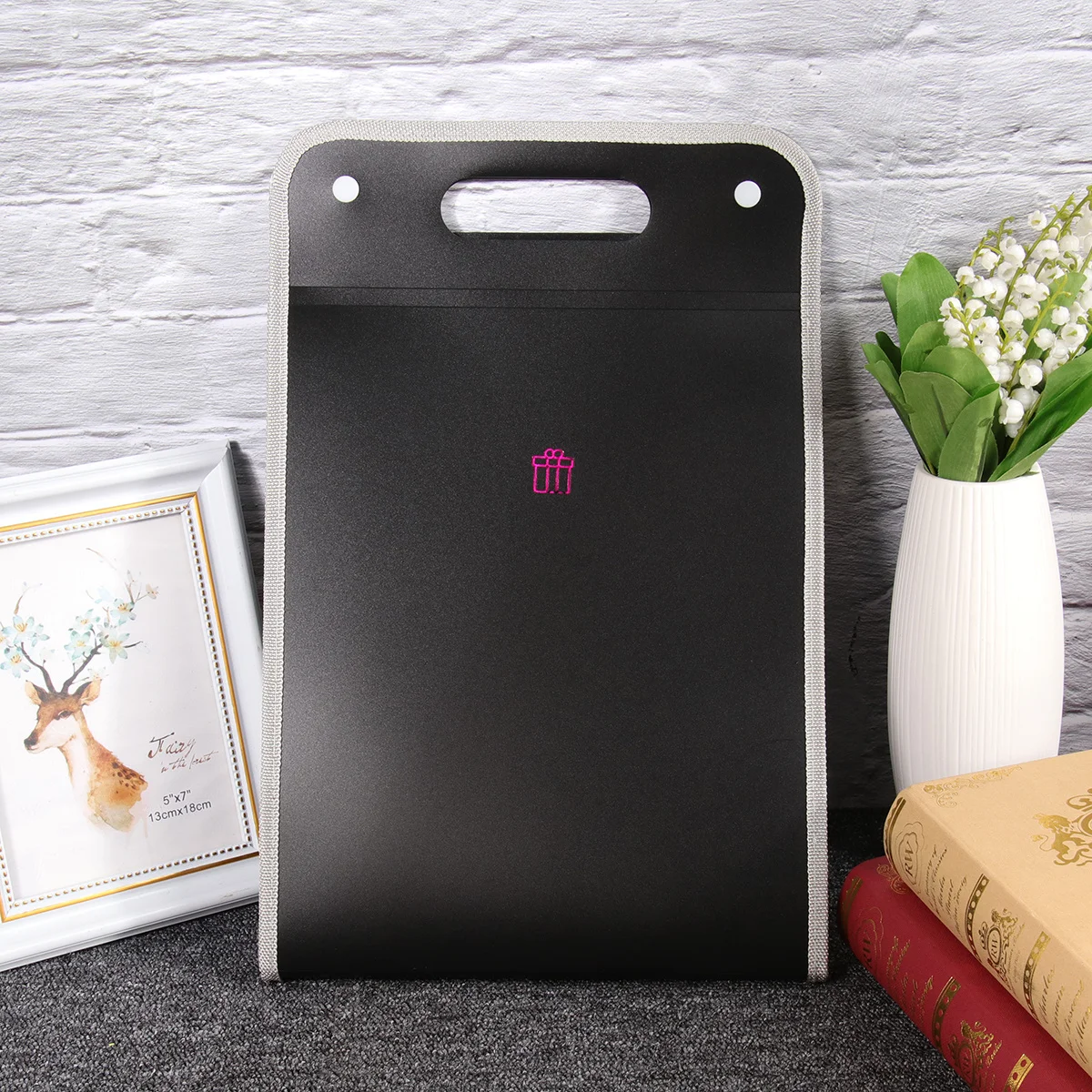 

1Pcs Vertical Accordion Envelope Plastic Bill Clips Colorful Clips for Schedule Book Notes Office Home Use