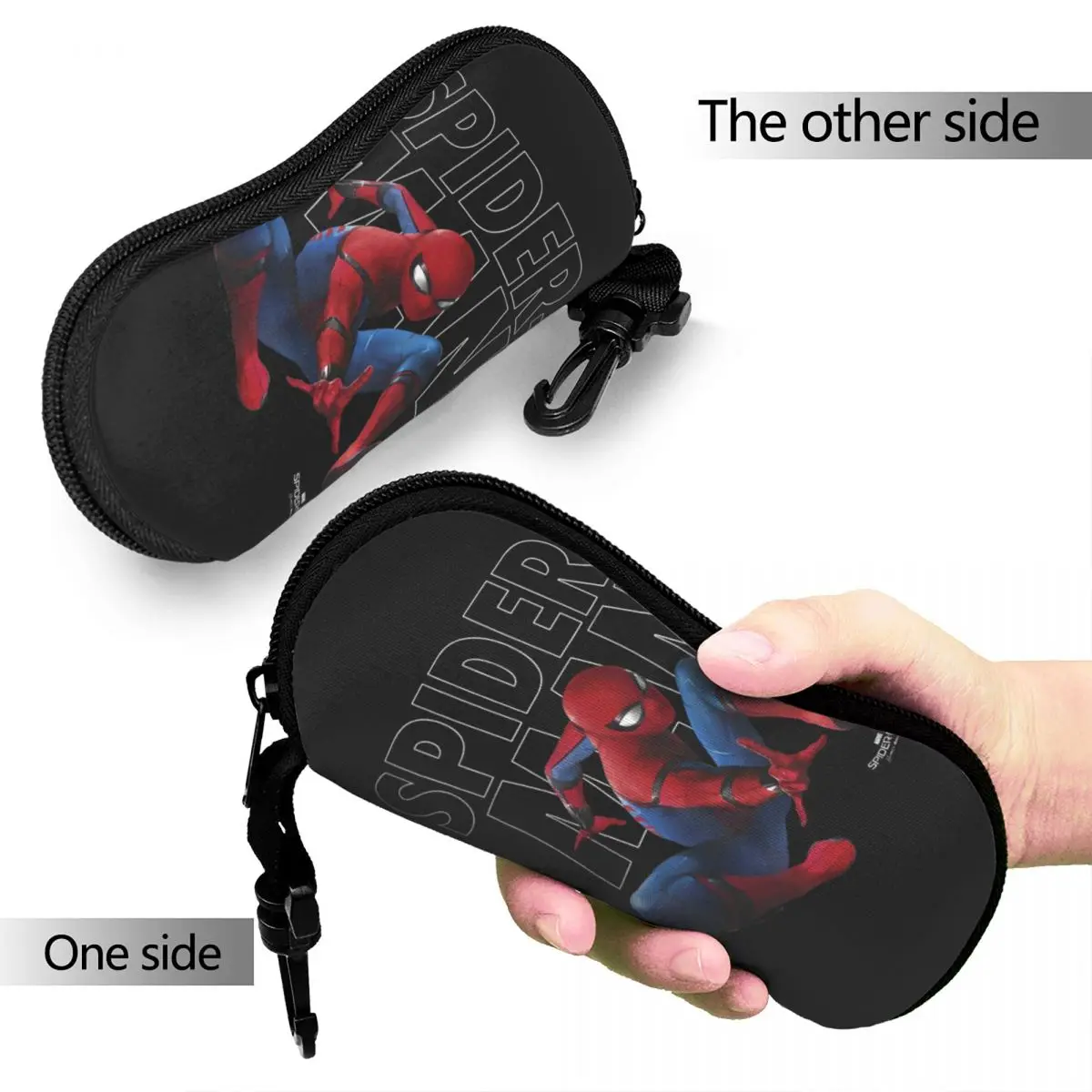 Spider-Man Homecoming Glasses Case Unisex Lightweight Cool Spiderman Sunglasses Storage Box Ins Sunglasses Box