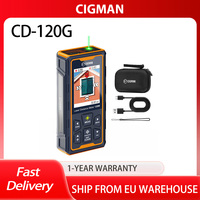 CIGMAN CD-120G Laser Measurement Tool with 4X Camera, P2P Technology, IP68, 2.4inch IPS Display, Humanized UI, Multi-functional