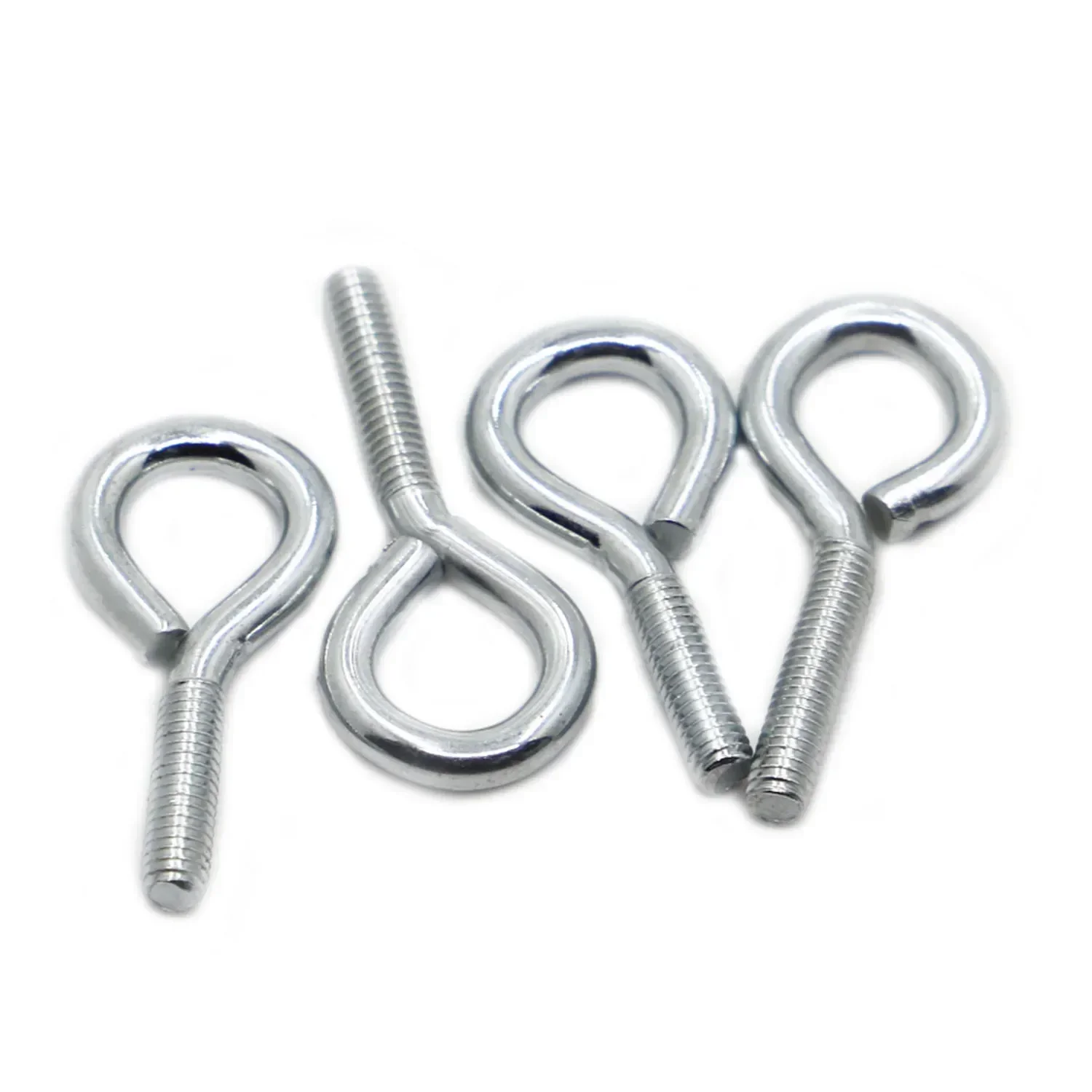 M3 M4 M5 M6 M8 M10 Galvanized Steel Sheep Eye Screws Ring Hook Hanging Ring Screw Bolt