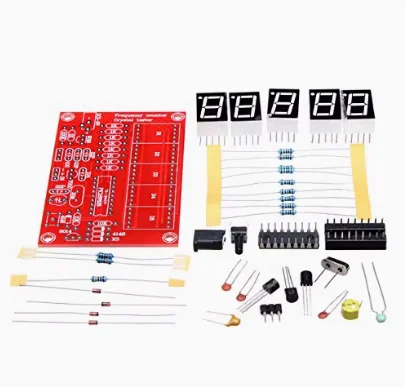 1 partia zestawy DIY RF 1Hz-50MHz oscylator kwarcowy miernik częstotliwości miernik cyfrowy LED miernik testowy