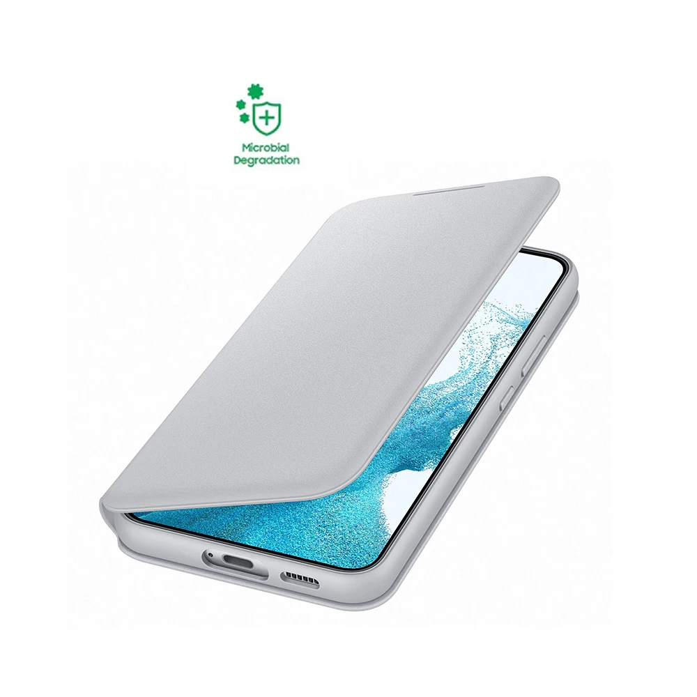 Original Samsung Galaxy Smart LED View Cover for Galaxy S22 EF-NS901 S22+ S22 Plus EF-NS906 LED Display Card Holder Phone Case