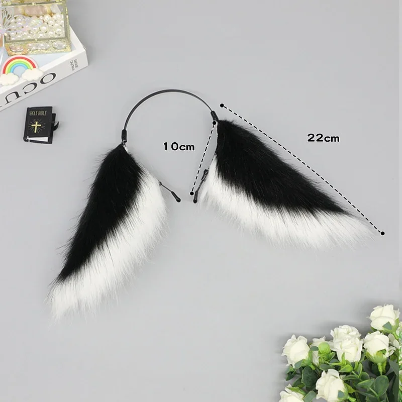 อะนิเมะใหม่ Pendulous หูอุปกรณ์เสริม KC Live TV Headdress ฟ็อกซ์หูผม Hoop Fox สาวฮาโลวีนคอสเพลย์ Props