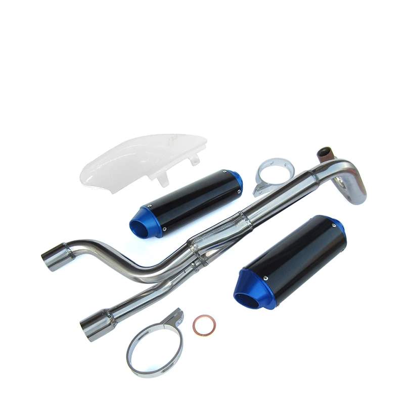 Stainless Steel Weld On Dual Exhaust Muffler FOR CRF50 PIT BIKES