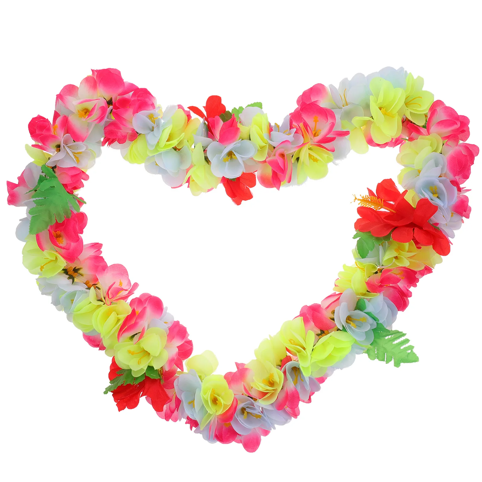 

Artificial Flower Wreath Hawaiian s Lightweight Decorative Flowers Leis Beach Party Summer Tropical Theme Luau
