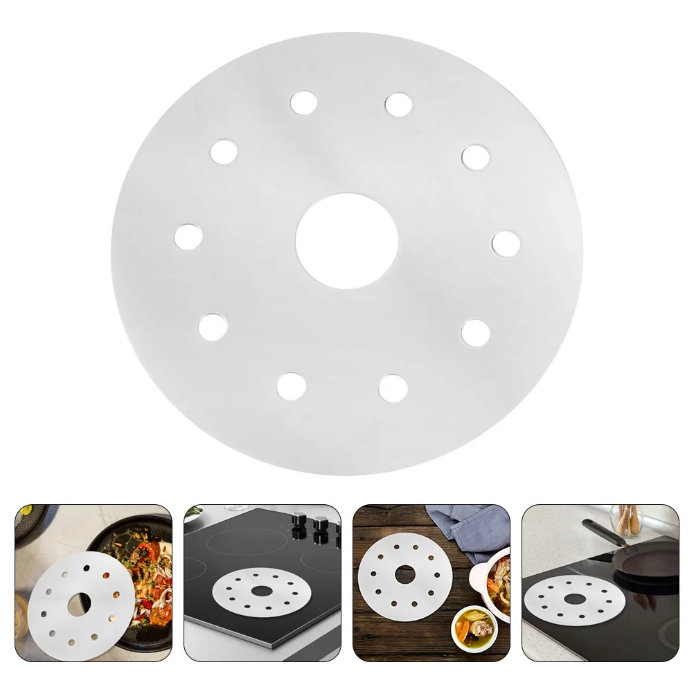 Kitchen Induction Cooker Heat Conduction Plate Stainless Steel Heat Diffuser Ring Plate Induction Cooker Stove Accessories