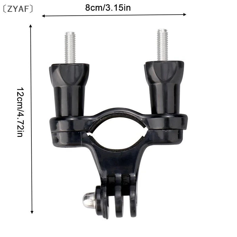 maveraYAF guiador bici supporto per bicicletta per morsetto reggisella per biciclette viti metalliche braccio perno regolabile accessori per fotocamera sportiva