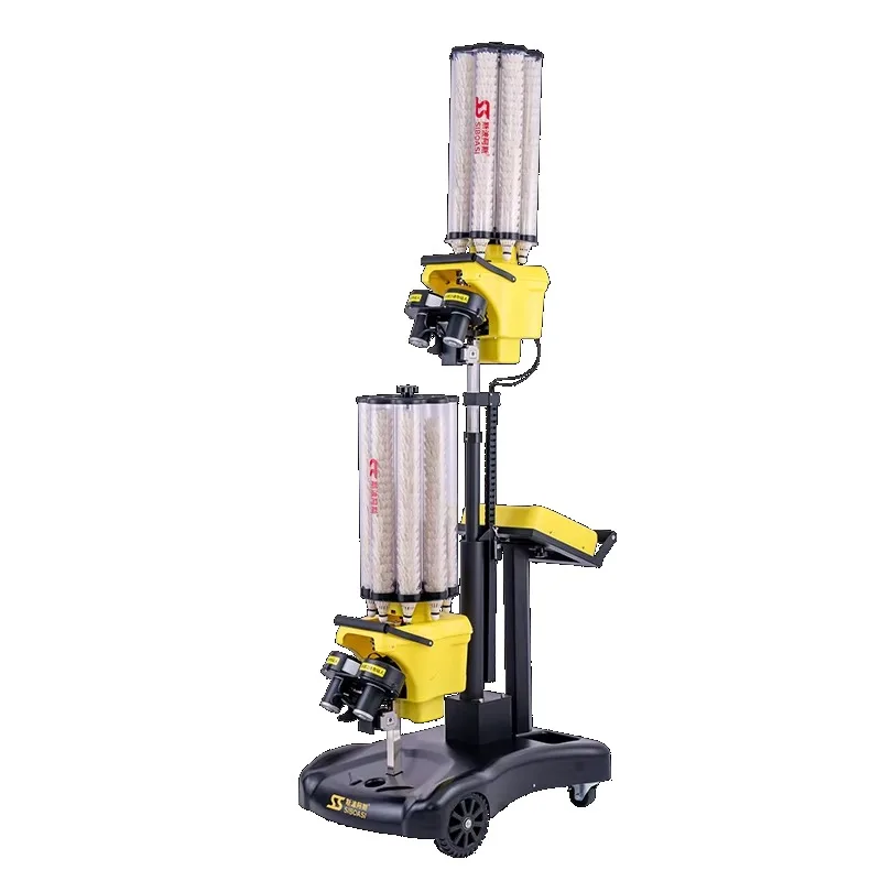 SHAREWELL SS-S8025A Automatic Badminton Serving Machine - Portable Smart Trainer with Remote for Home/Club Training