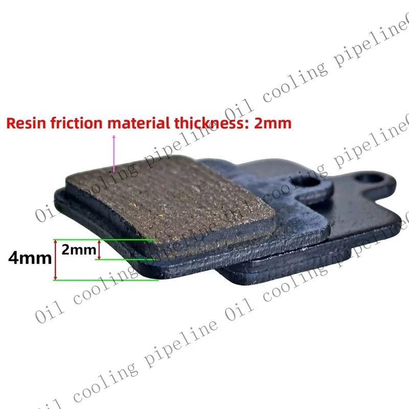 A+ Resin Brake Pads Steel Base for Giant For Twins DA5N 20.9g Pair Weight