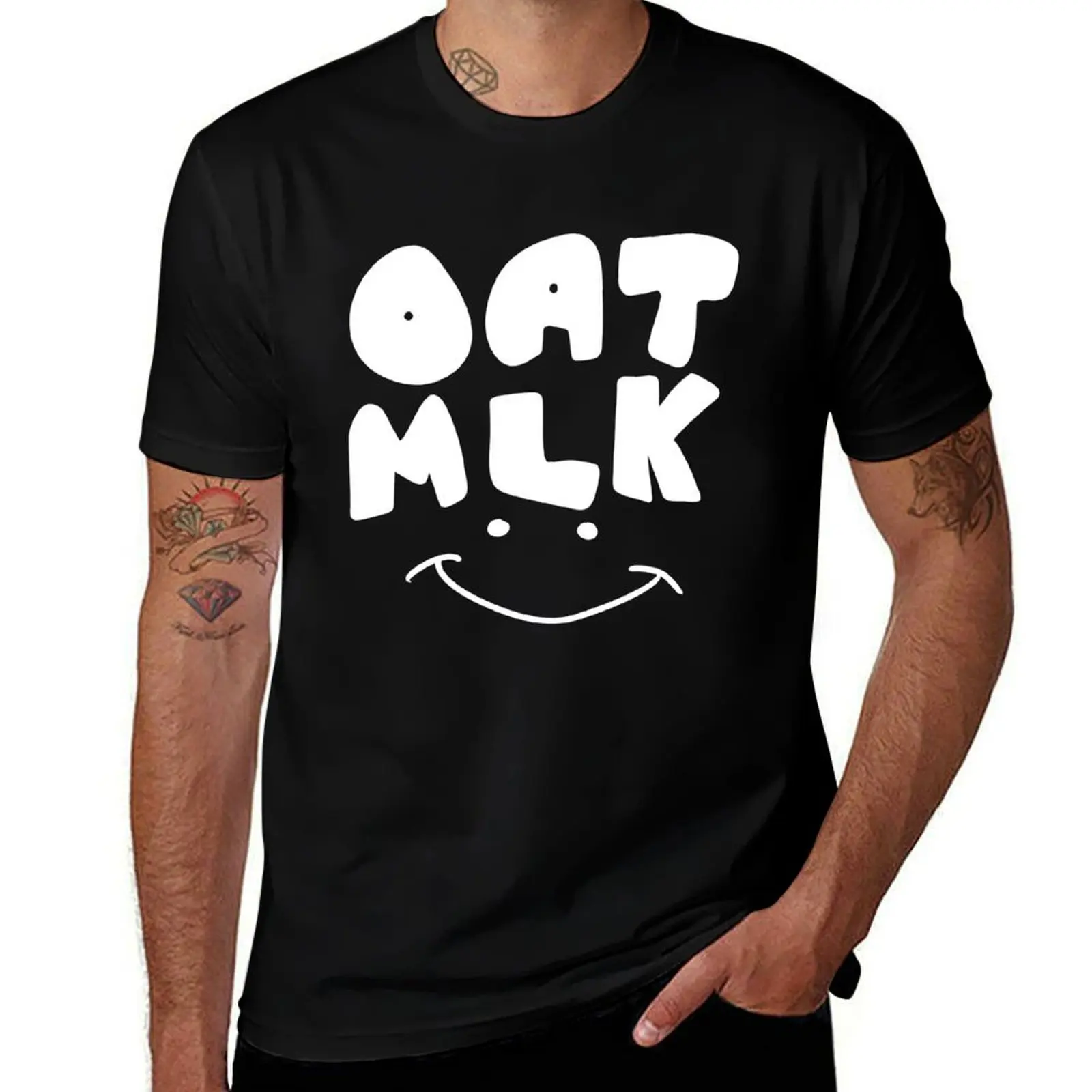 

Oatmlk T-Shirt funny t shirts cotton t shirts for man graphic funny T-Shirt
