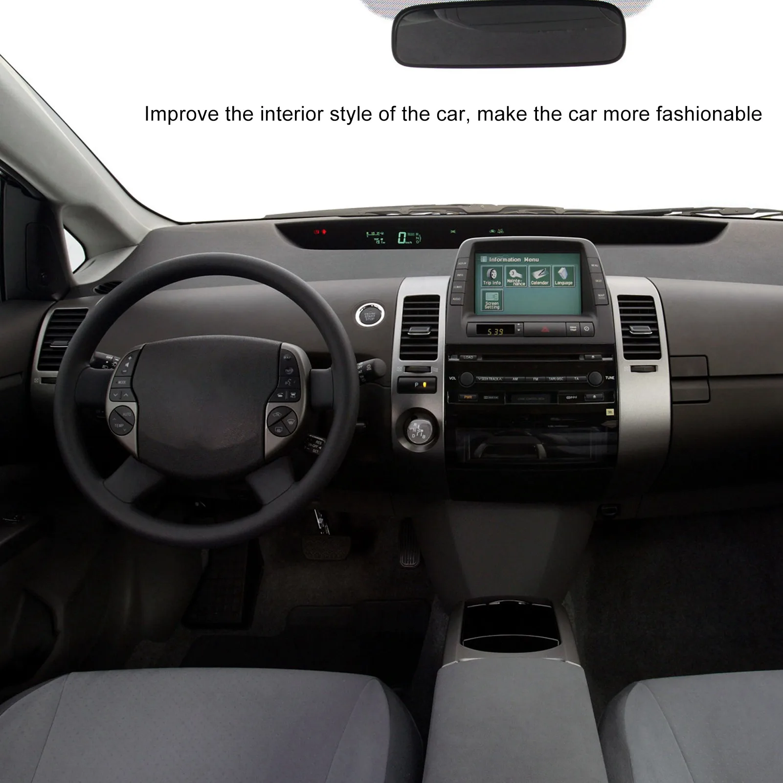 

1 Pair Front AC Air Vent Grille Outlet 55064‑47010 Improved Ventilation Center Dash Air Outlet Panel for Prius 2004 to 2009