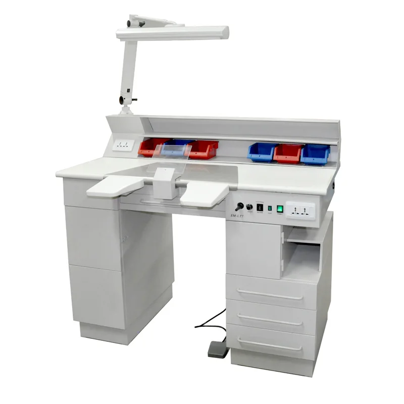 Dental Equipment Dental Laboratory Work Bench Dental Workstations Table for One Technician