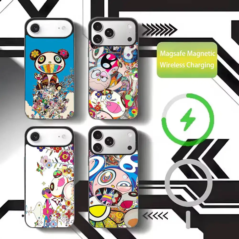 

M-MurakamiS A-Art Phone Case For iPhone17,16,15,14,13,12,11 Plus,Pro Max Magnetic For Magsafe Wireless Charging