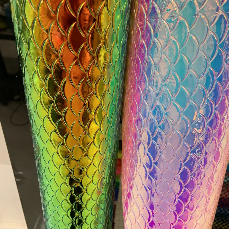 

Рельефные материалы из искусственной кожи PU с изменением цвета