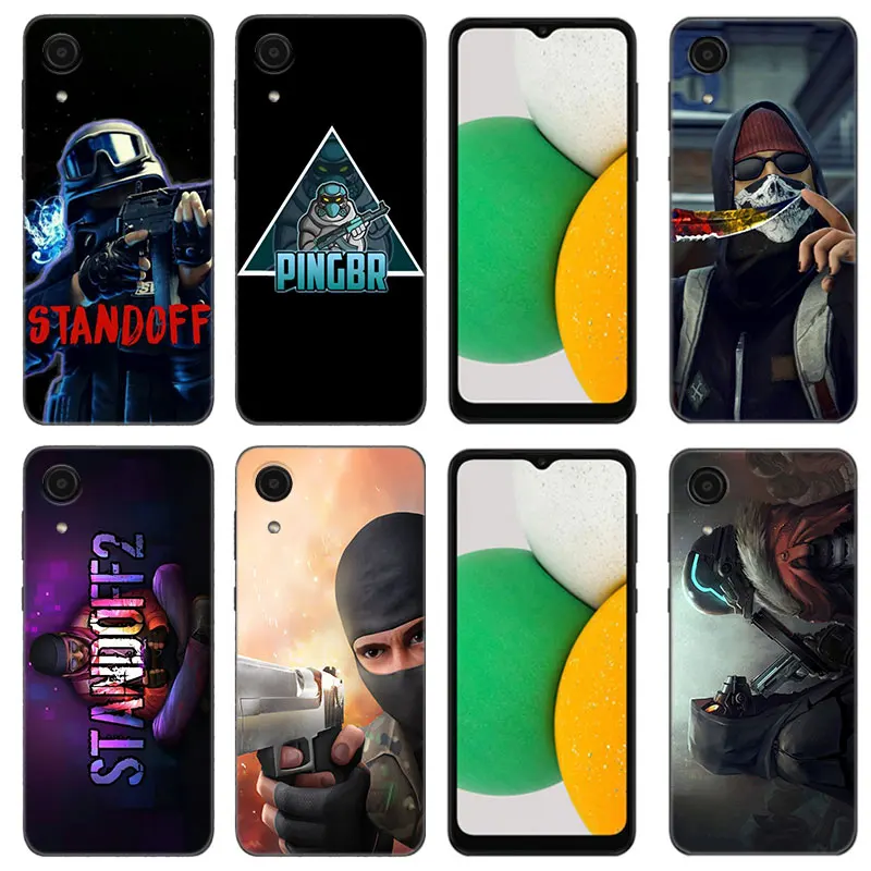 Hot Game STANDOFF-2 Phone Case For Samsung Galaxy A01 A03 Core A04 E A02 A05 A10 A20 A21 A30 A50 S A6 A8 + A7 2018 Black Cover