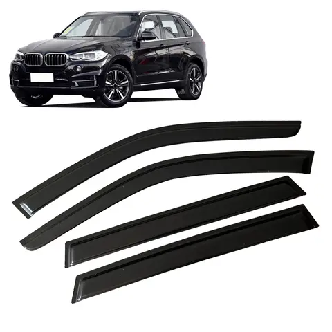 Raamvizier voor BMW X5 F15 2014 2015 2016 2017 2018 Weathershied Deurvizier Wind Zon Regenbeschermers Zijruit Windgeleiders