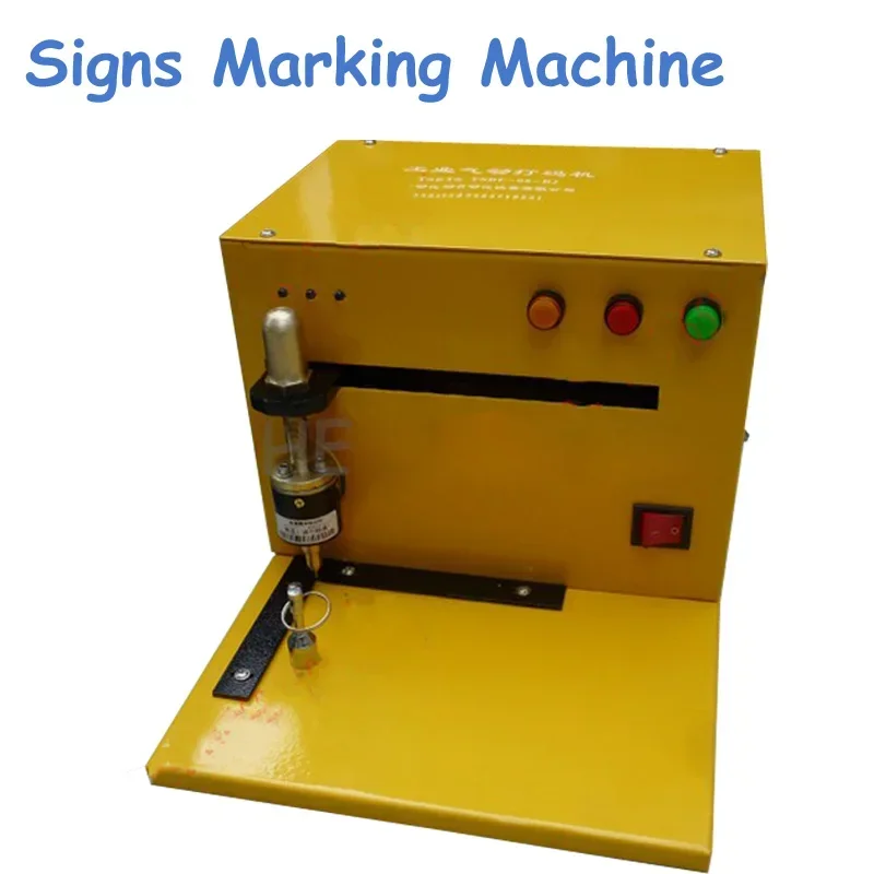 Nameplate Pneumatic Marking Machine Electric/Pneumatic Signs Marking Machine  Linear Guide All Electric Marking Machine ZC900