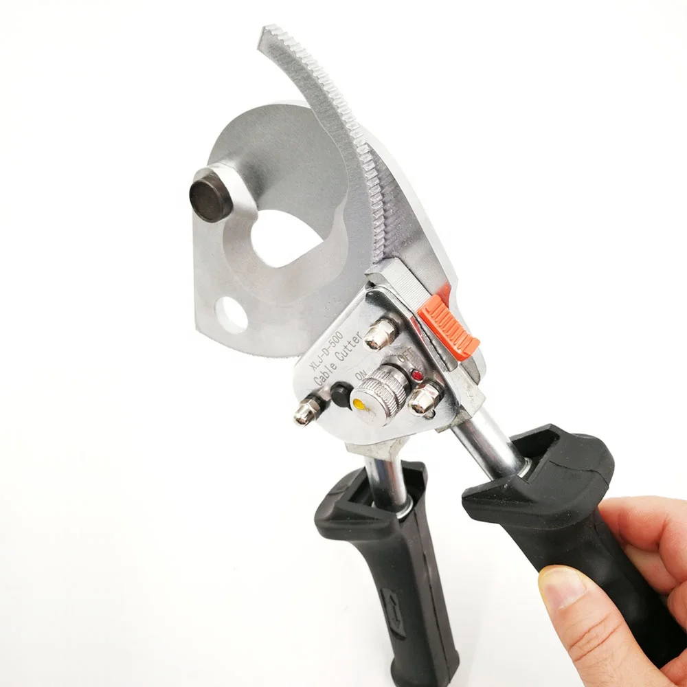 Hs-500B تزوير شفرة اسئلة كابل القاطع ضياء 40 مللي متر دليل قطع سكين أداة المهنية أدوات سلك اليد #2