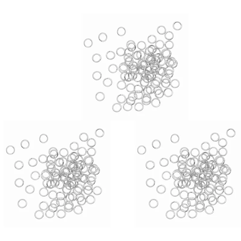 

CYL-1500-комплект открытых колец для изготовления ювелирных изделий, 4 мм, серебро