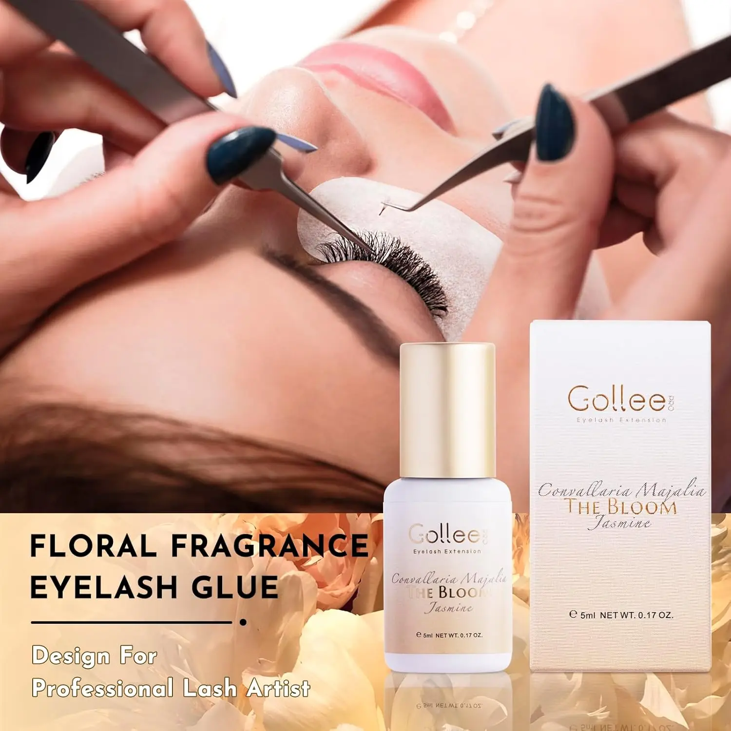 

Gollee Jasmine Scent 5 мл клей для наращивания ресниц 1s клей для сухих ресниц полуперманентный водостойкий клей Bonder Pro принадлежности для ресниц