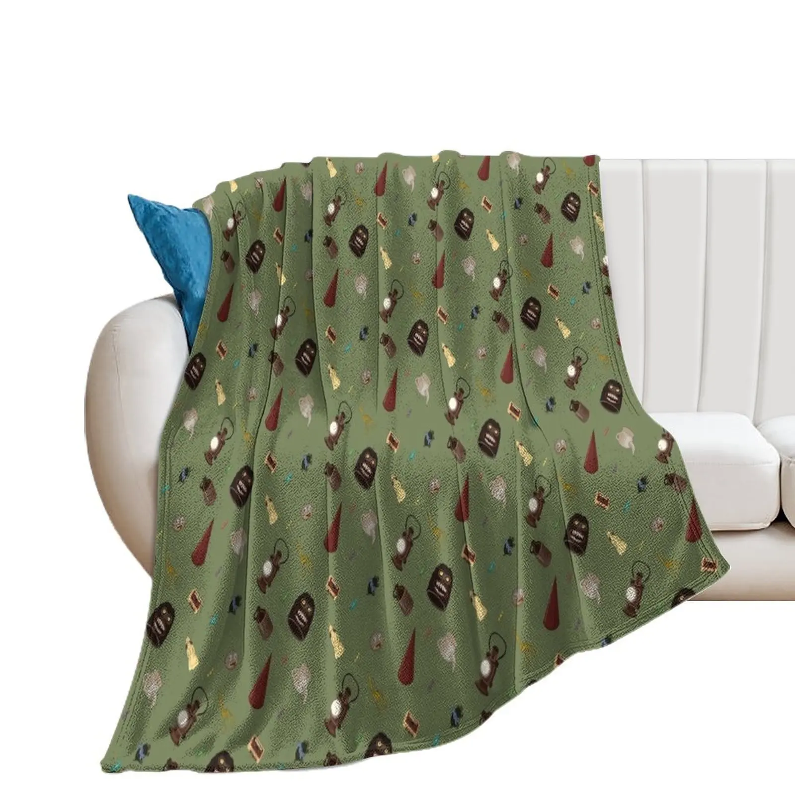 

Over The Garden Wall Easter Egg Pattern Throw Blanket Summer warm for winter Nap Sofa Blankets