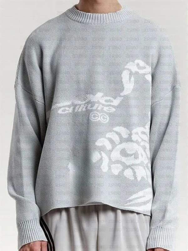 

Faion Creative Pattern Jacquard Knitted Sweater Top Women's Inner Wear iny Tead Coolmax Fiber Winter Season