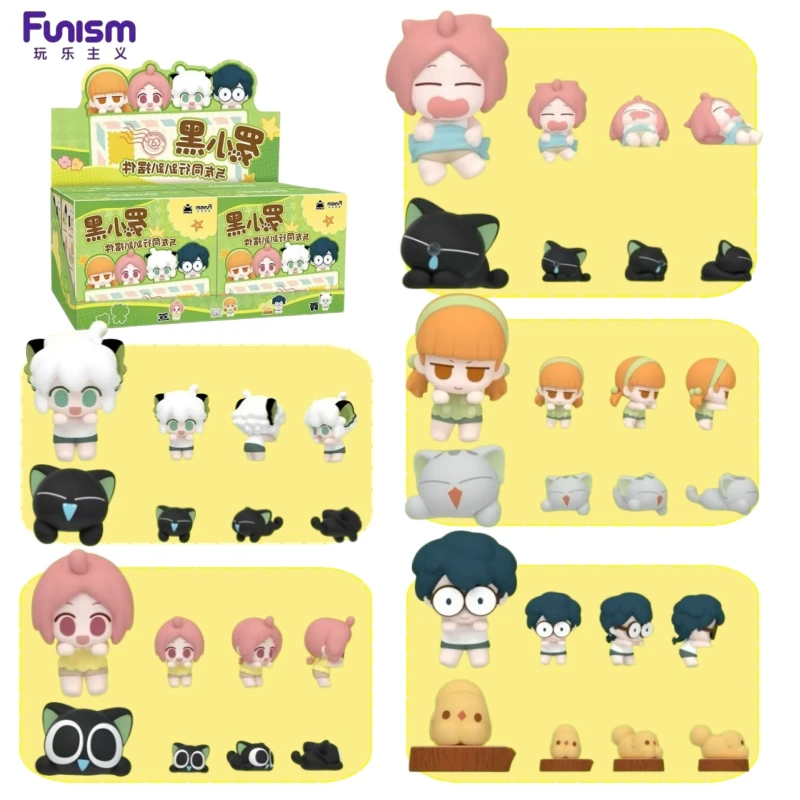 

Official Funism Luo Xiaohei Friends Series Lying Posture Figure Blind Box Anime Ornament Desktop Decor Fine Festival Gift Toy