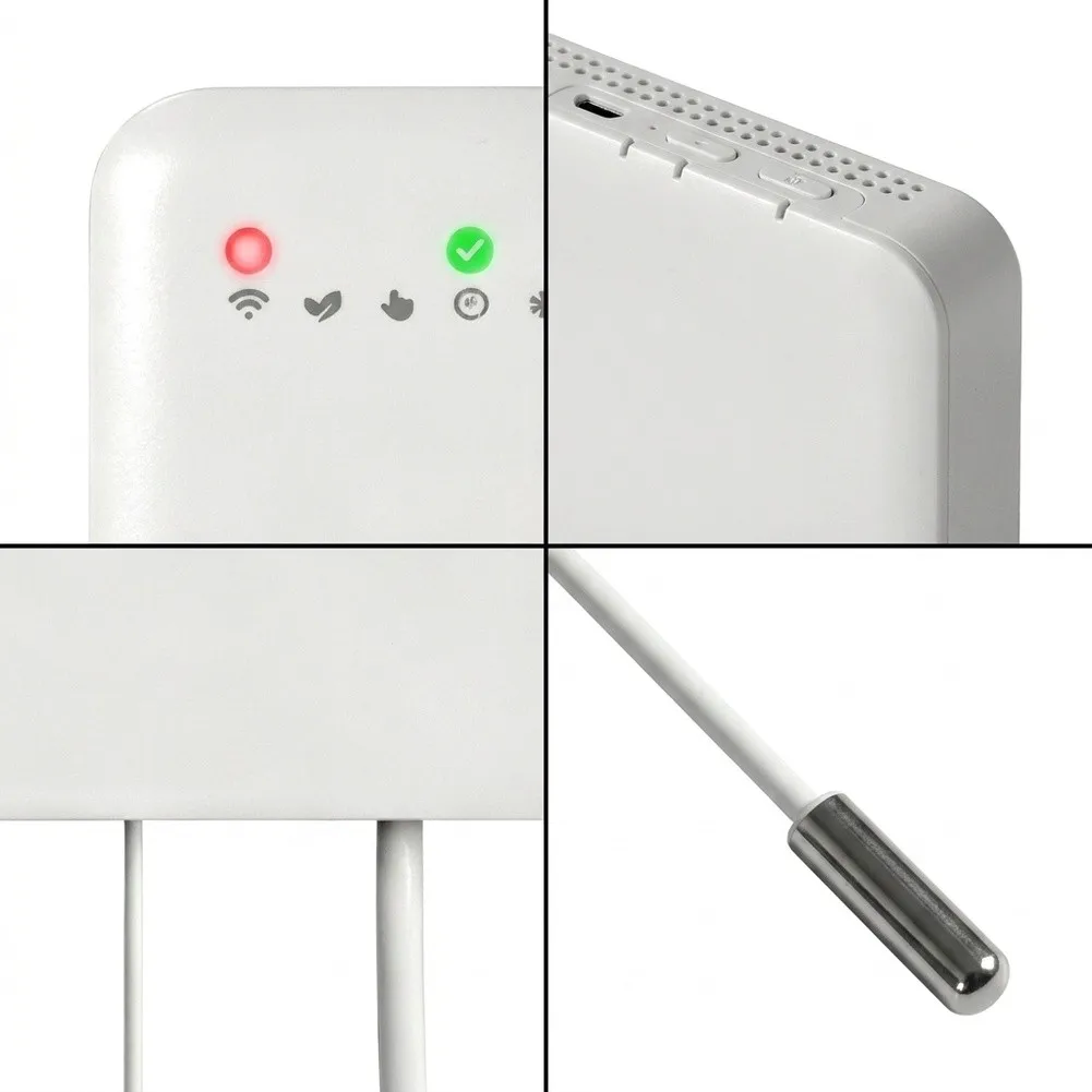 For Daily Routine Heating White Smart Thermostat Remote Controlled Heating Controller Wifi Temperature Controller