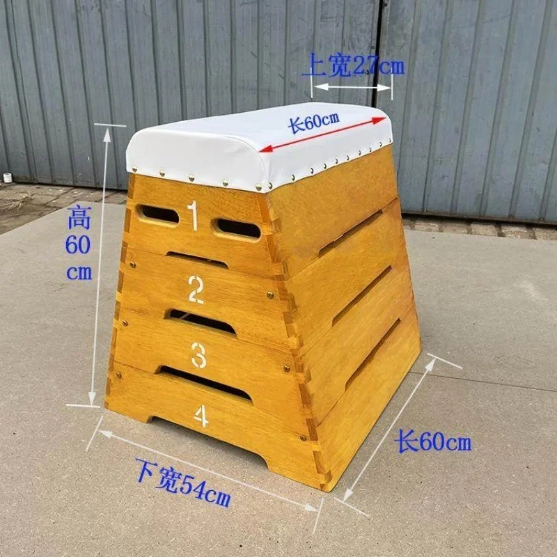 Box-jumping pommel horse vaulting training equipment is dedicated to solid wood intelligence