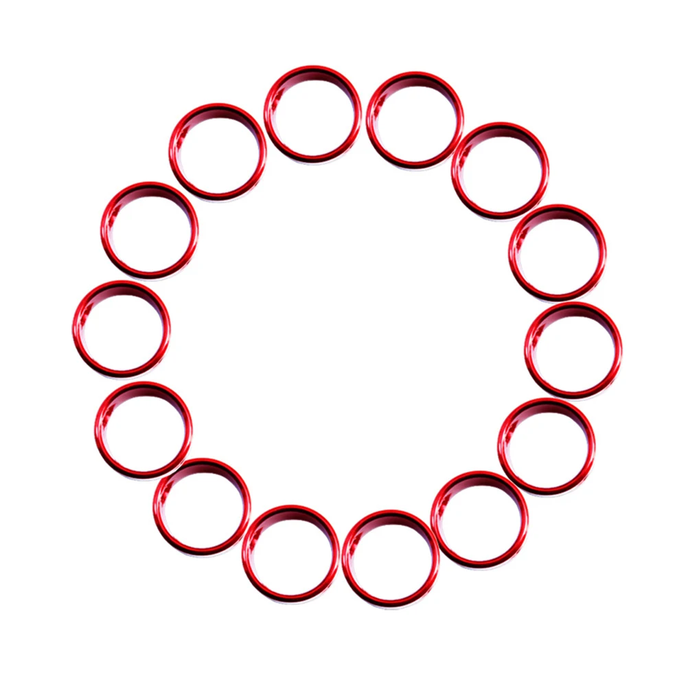 

20 PCS Tent Wind Rope Adjustment Buckle Cord Rings Anti Fastener Camping Hiking Runner Red