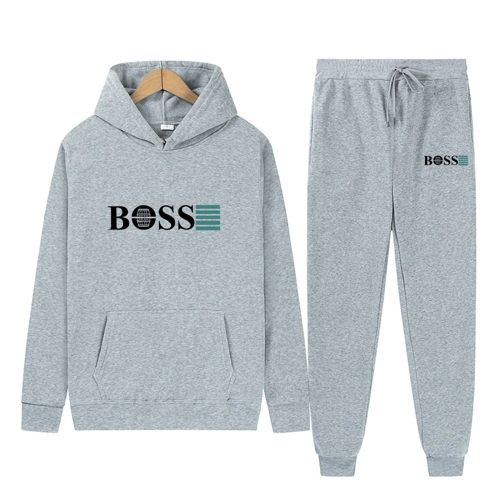 Mode Heren Sweatshirt Hoody Voor Heren Heren Herenpak Herfst 2024 Dames Trainingspak Sportkleding Joggingbroek + Joggingbroek