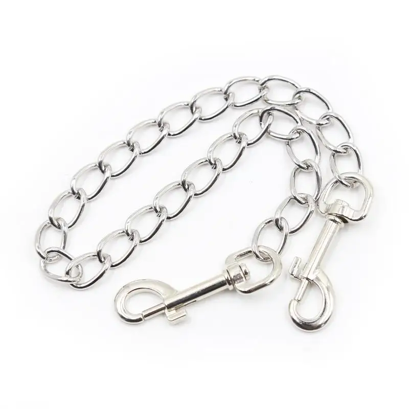 Hoyytu Adult Restraint Handcuff Double End Metal Hook Chain Portable Design for Couple Bondage Travel Intimate Use - view 3
