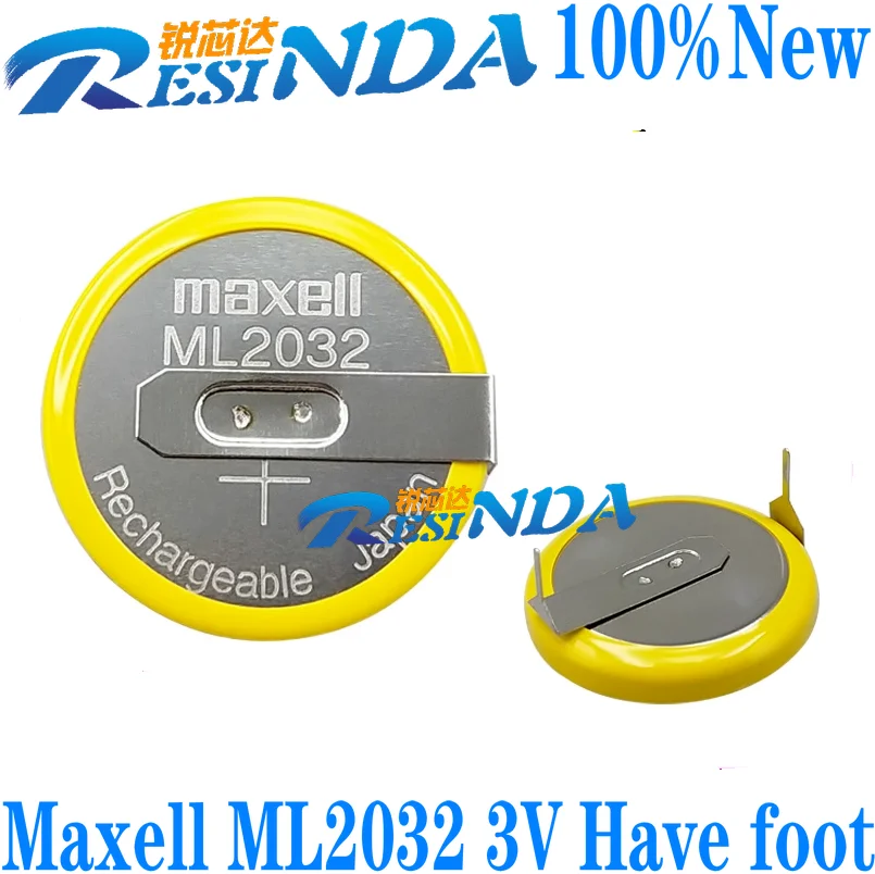 Maxell ML2032 3V Have foot 100%New and Original