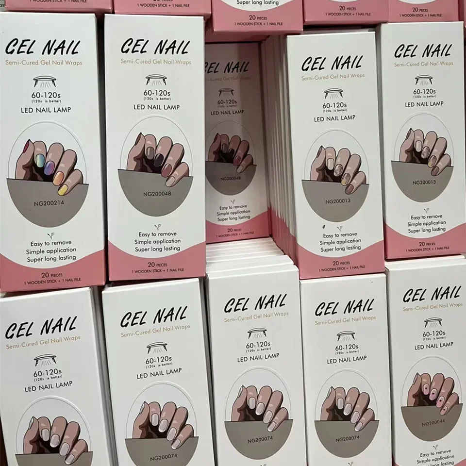 

18/20 наклеек для ногтей с УФ-лампой, гелевые, водостойкие, долговечные, полноразмерные гелевые наклейки для ногтей, накладные наклейки для маникюра, DIY маникюр.