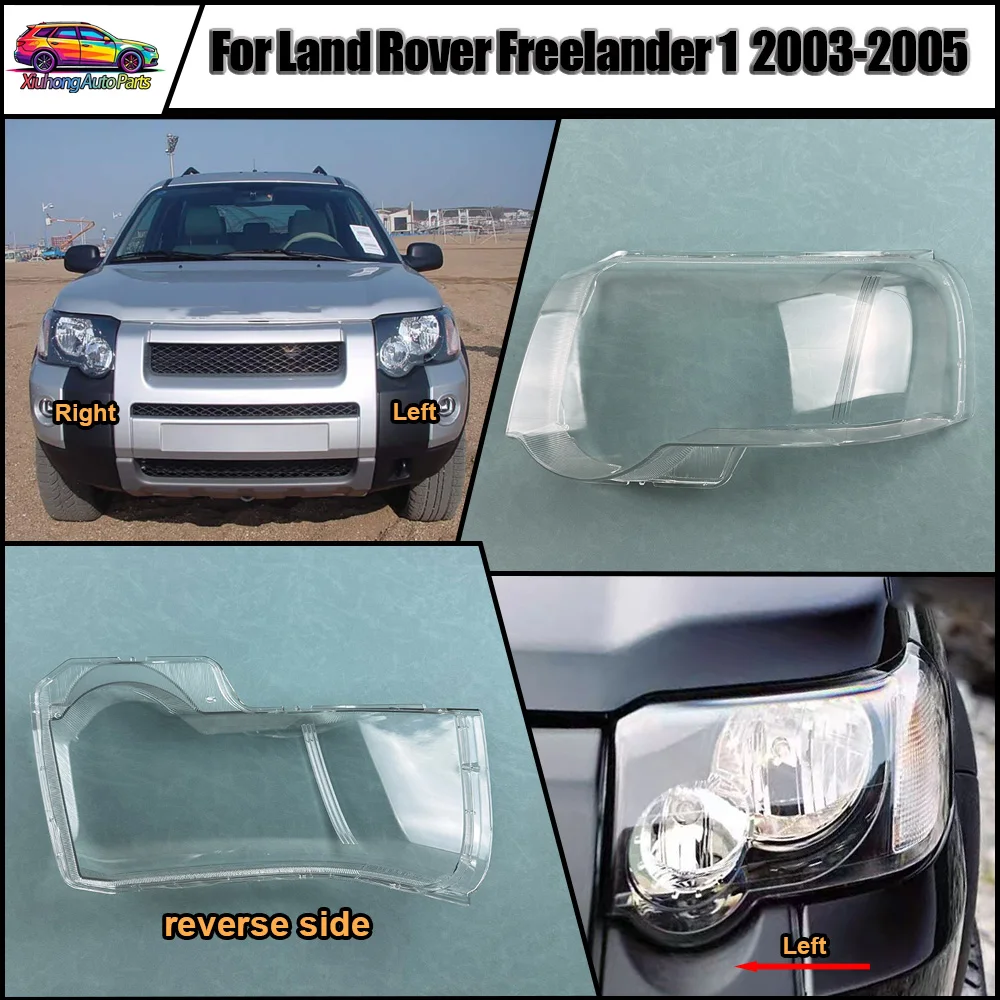 Headlamp Lamp Shell Headlight Cover For Land Rover 2003-2004 Freelander 1 Transparent Lampshade Plexiglass Replace Original Lens